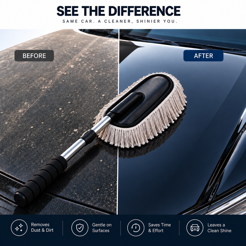 Car Duster - Scratch-Free Extendable Exterior Cleaner