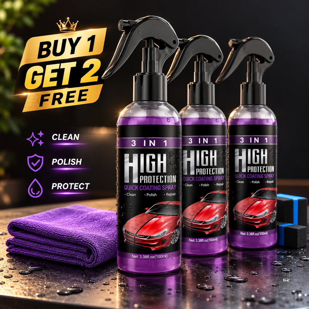 Ceramic Car Coating Spray - Mirror Shine in Minutes